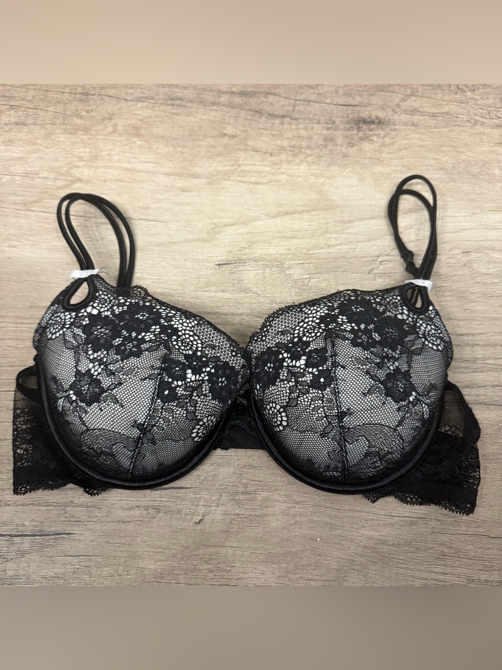 Victoria’s Secret Black Lace Sexy Little Things Bra